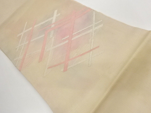 JAPANESE KIMONO / LATTICE PATTERN WOVEN 